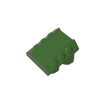 GDS-M477 - Slope 2 x 2 No Studs, with 3 Side Pistons Raised Edges