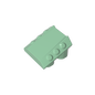 GDS-M477 - Slope 2 x 2 No Studs, with 3 Side Pistons Raised Edges
