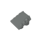 GDS-M477 - Slope 2 x 2 No Studs, with 3 Side Pistons Raised Edges