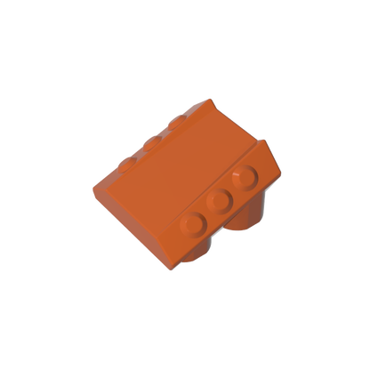 GDS-M477 - Slope 2 x 2 No Studs, with 3 Side Pistons Raised Edges