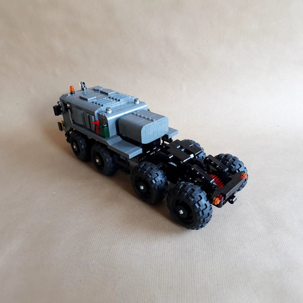 MOC-101477 car military truck building block MAZ 537 toy model gift ornament