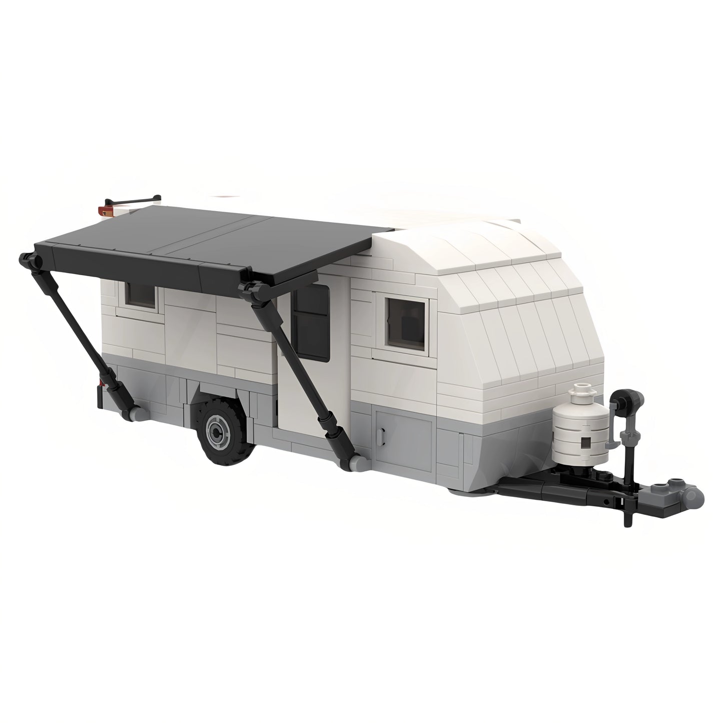 MOC-103164 building blocks 20 feet camping trailer RV toy model gift ornament