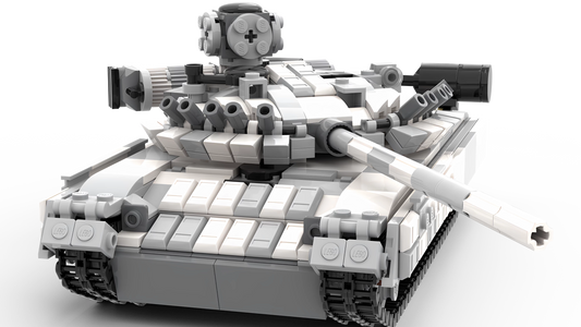 MOC-105386 Tank Military Series T-80UM1 Building Block Toy Model Gift Ornament