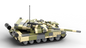 MOC-105678 tank eight tower bank military building blocks educational toy model gift ornaments