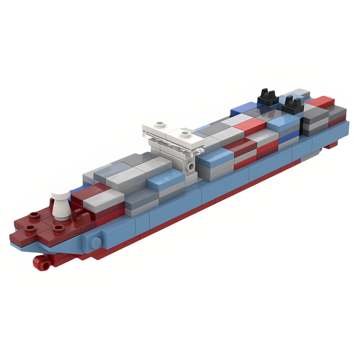 MOC-106378 Maersk Triple E Class Container Ship Building Blocks Toys Gift Ornaments