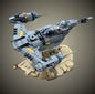 MOC-107047 Mandalorian starfighter building block educational toy model gift ornament