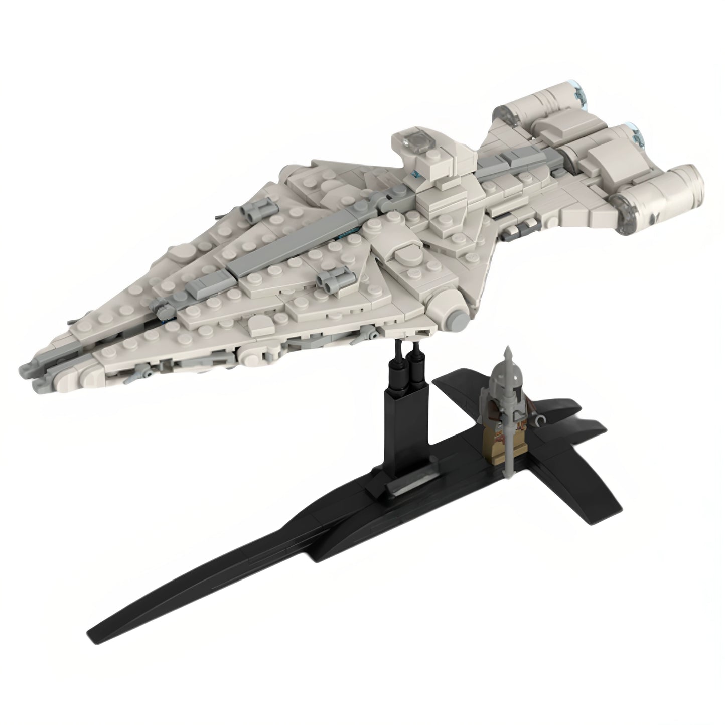 MOC-107086 Miniature Imperial Light Cruiser Building Block Toy Model Gift Ornament