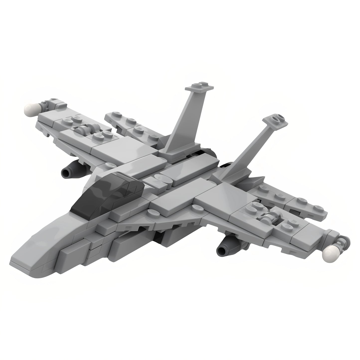 MOC-116665 Mini F-18 aircraft building block educational toy model gift ornament
