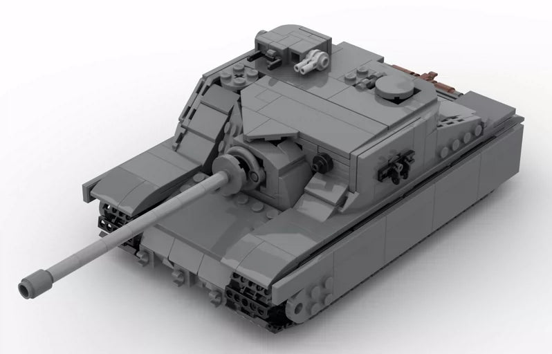 MOC-117201 assembled building blocks A39 super heavy tank turtle educational toy model gift