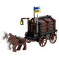 MOC-119636 Medieval Treasure Transporter Building Blocks Educational Toy Model Gift Ornament