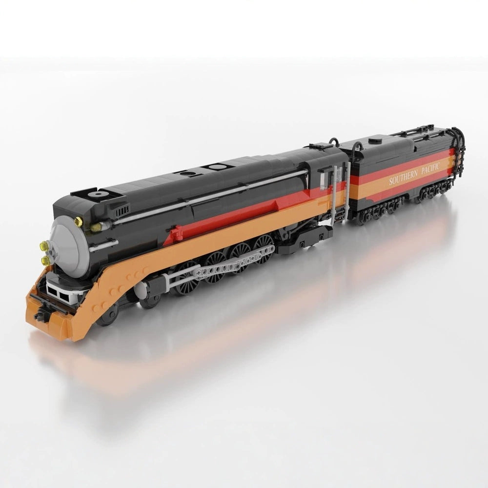 MOC-122945 Locomotive streamlined steam engine building blocks educational toy model gift ornaments