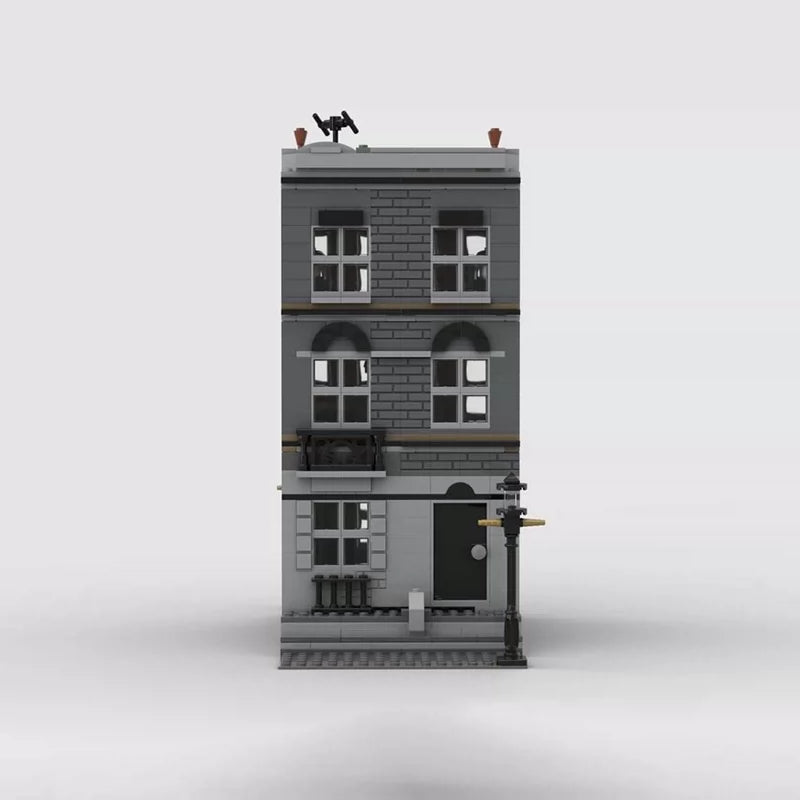 Compatible with MOC-124547 building blocks modern building modular square assembly toy model children's gift