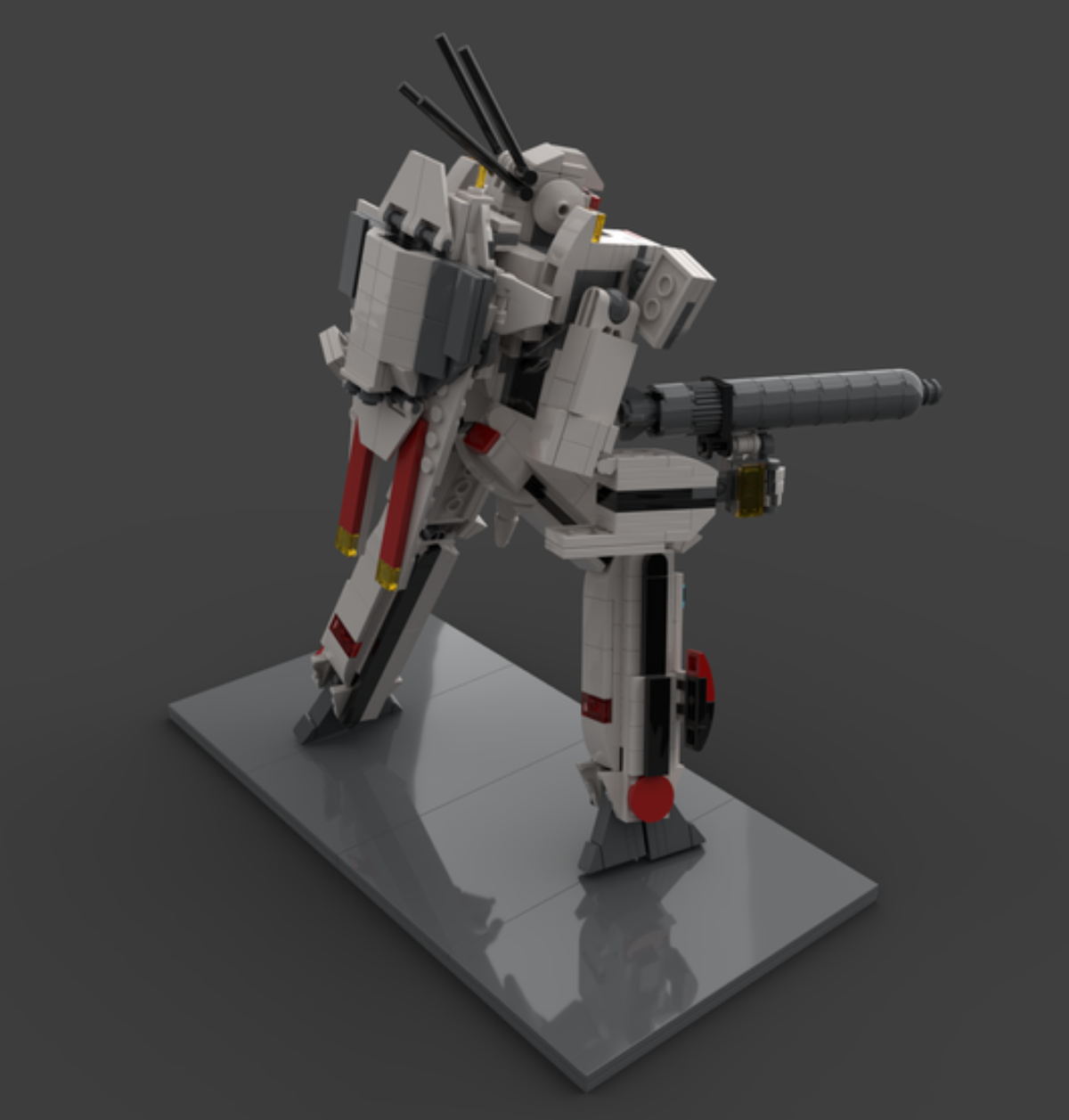 MOC-124574 - Robotech / Macross Valkyrie B - Mech mode