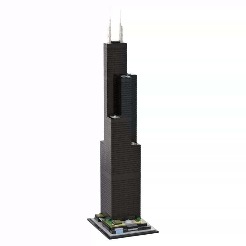 MOC-127024 Diemen Willis Building 1:800 scale building block model ornaments