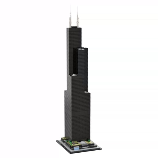 MOC-127024 Diemen Willis Building 1:800 scale building block model ornaments