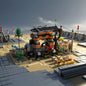 MOC-128471 Street View Xingfu Factory Assembly Line Automation Workbench Building Block Model