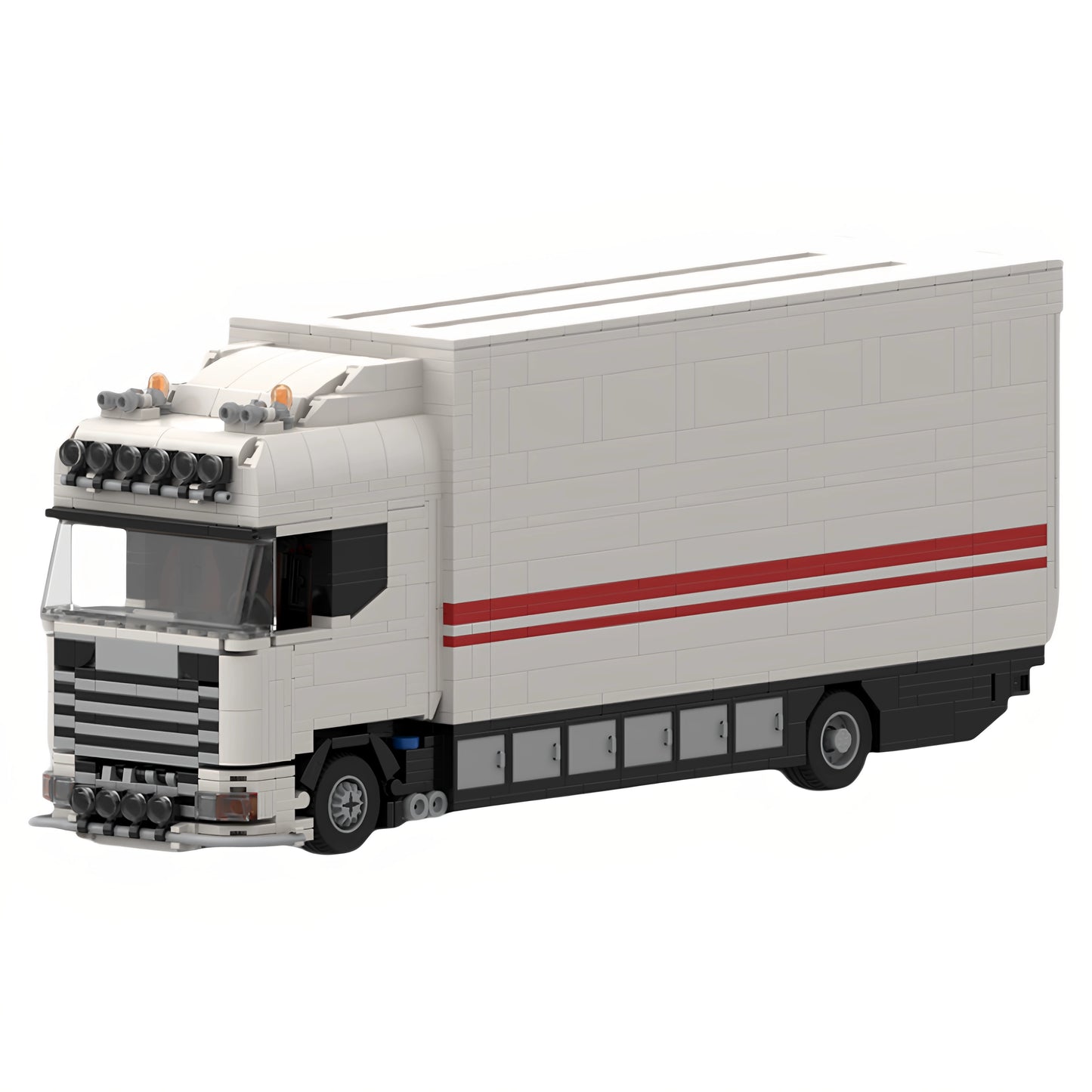 MOC-131108 Car Transporter R730 Building Blocks Educational Toy Model Gift Ornament
