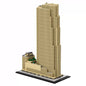 MOC-132936 No. 30 Rockefeller Plaza 1:800 scale building block model ornament