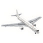 MOC-133670 Boeing 777-300ER aircraft building block toy model gift ornament