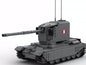 MOC-134058 assembled building blocks second stage tank destroyer V2 educational toy ornaments