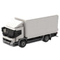 MOC-134268 Mercedes-Benz white truck car building block toy model