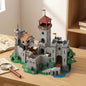 MOC-138457 Building Lion Knight Castle Fortress Expansion Tower Building Block Toy Model
