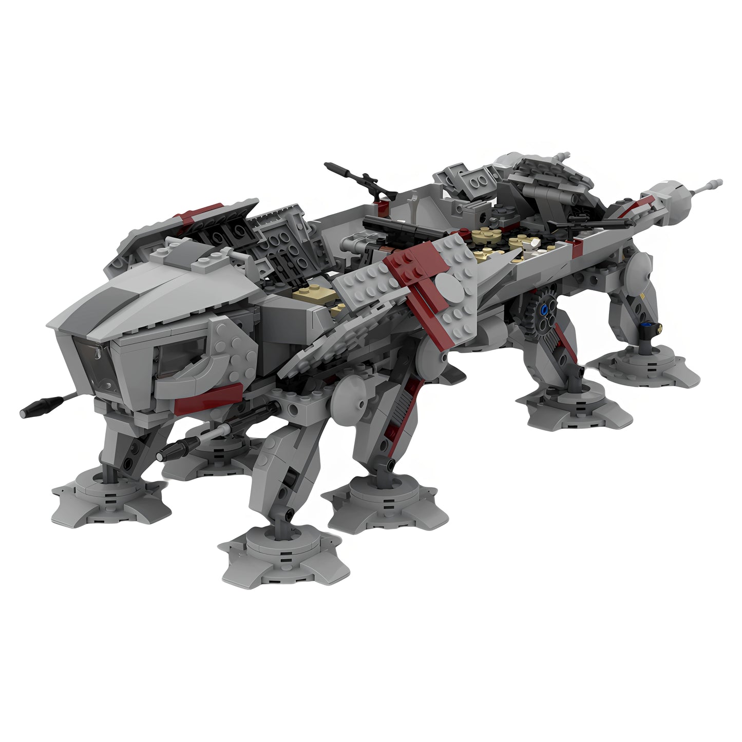 MOC-139735 Walker Star Wars Battleship Building Block AT-OT Toy Model Ornament