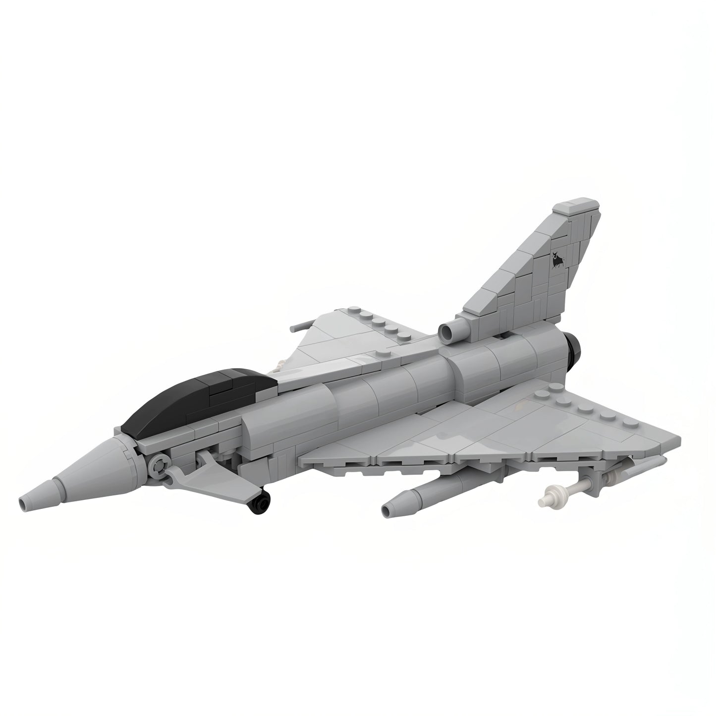 MOC-141746 Military Series Fighter Typhoon Building Block Toy Model Gift Ornament