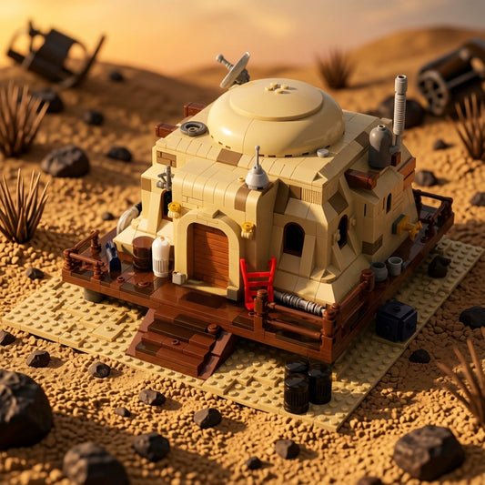 MOC-141848 Tatooine Mos Eisley Desert Villa building block toy model ornaments