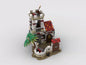 MOC-143230 assembled small brick fortress building block scene series pirate educational toy model