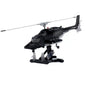 MOC-149250 Bell-222 helicopter + stand model educational boy assembled building block ornaments toy