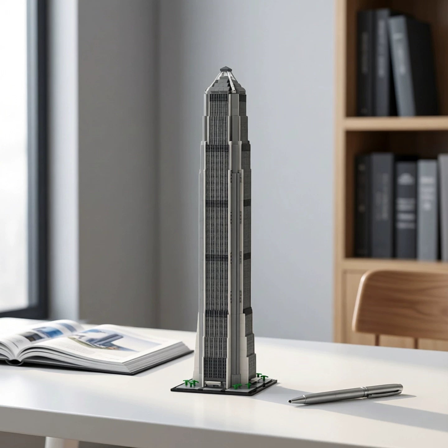 MOC-150306 Ping An International Financial Center 1:800 scale building block model