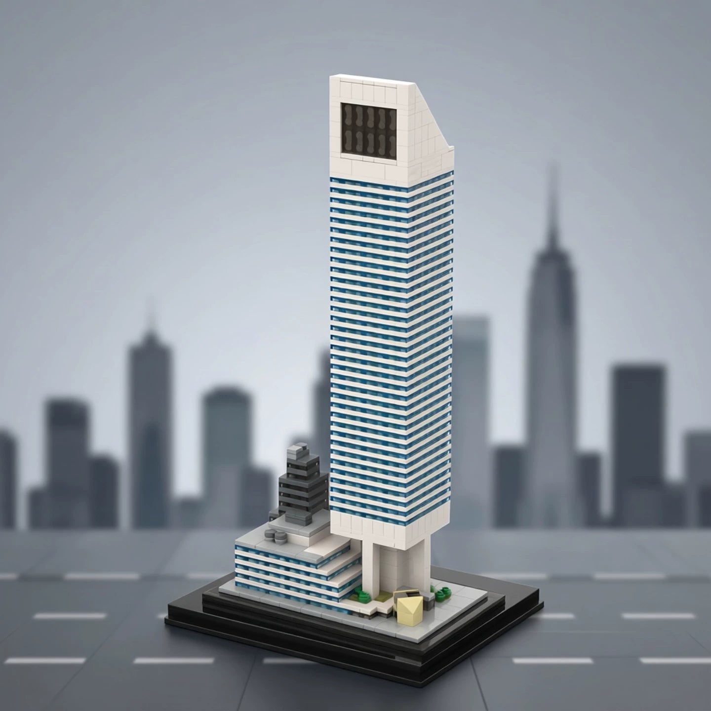 MOC-150550 Citigroup Center 1:800 Scale Building Blocks Educational Toy