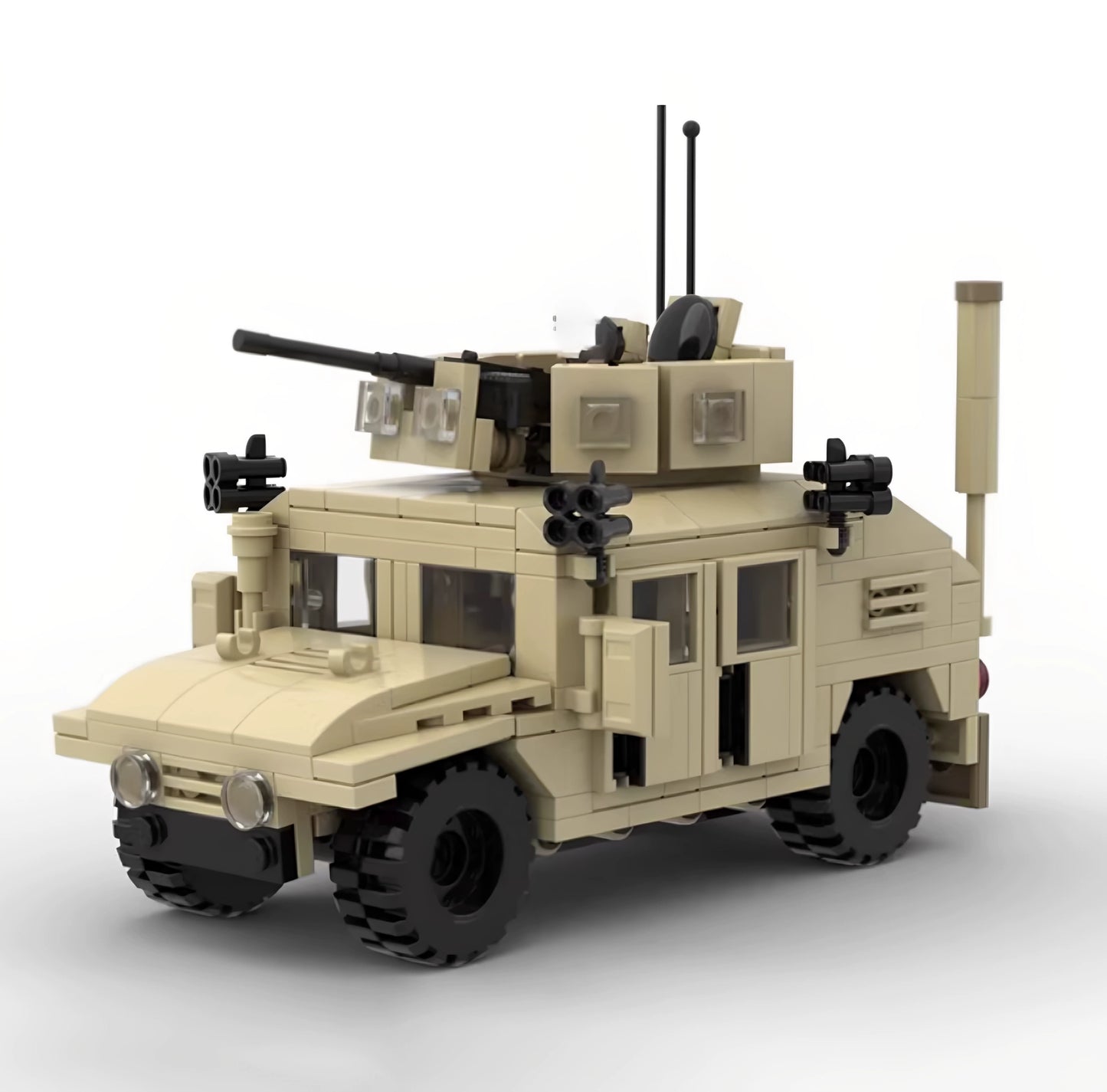MOC-150934 Hummer multi-purpose wheeled vehicle building block educational toy model ornament