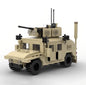 MOC-150934 Hummer multi-purpose wheeled vehicle building block educational toy model ornament