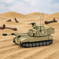 MOC-152147 Tank M-109 Paladin 1:35 scale building block puzzle model ornaments