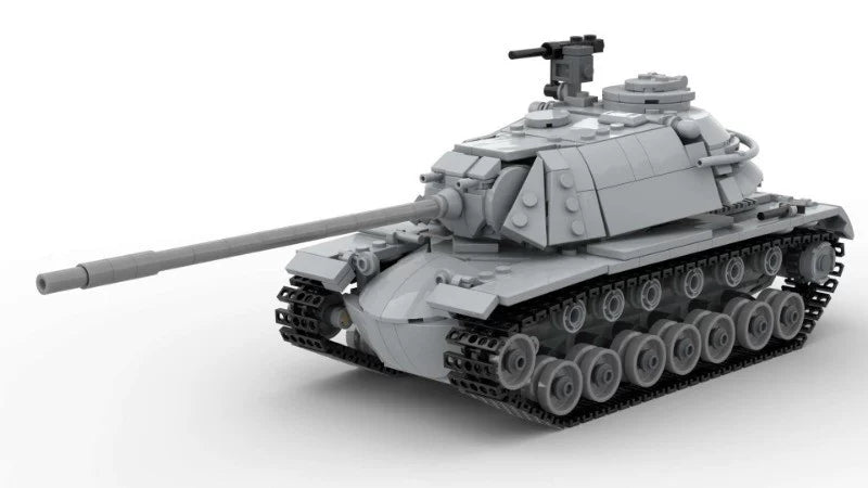 MOC-154010 heavy tank M103 armored vehicle military building blocks toy model ornaments