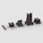 MOC-155674 Medieval Architecture Falcon Siege Building Blocks Toy Model Gift Ornament