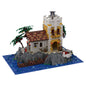 MOC-157144 Pirate Series Defense Island Building Blocks Toy Model Gift Ornament