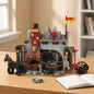 MOC-158492 Medieval Building Blacksmith Shop Reproduced Building Block Puzzle Model Ornament
