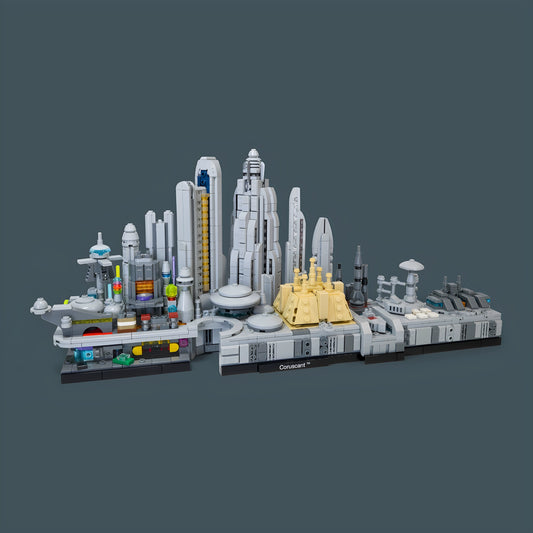 MOC-159740 Capital Building Skyline Creative Building Blocks Toy Model Gift Ornament