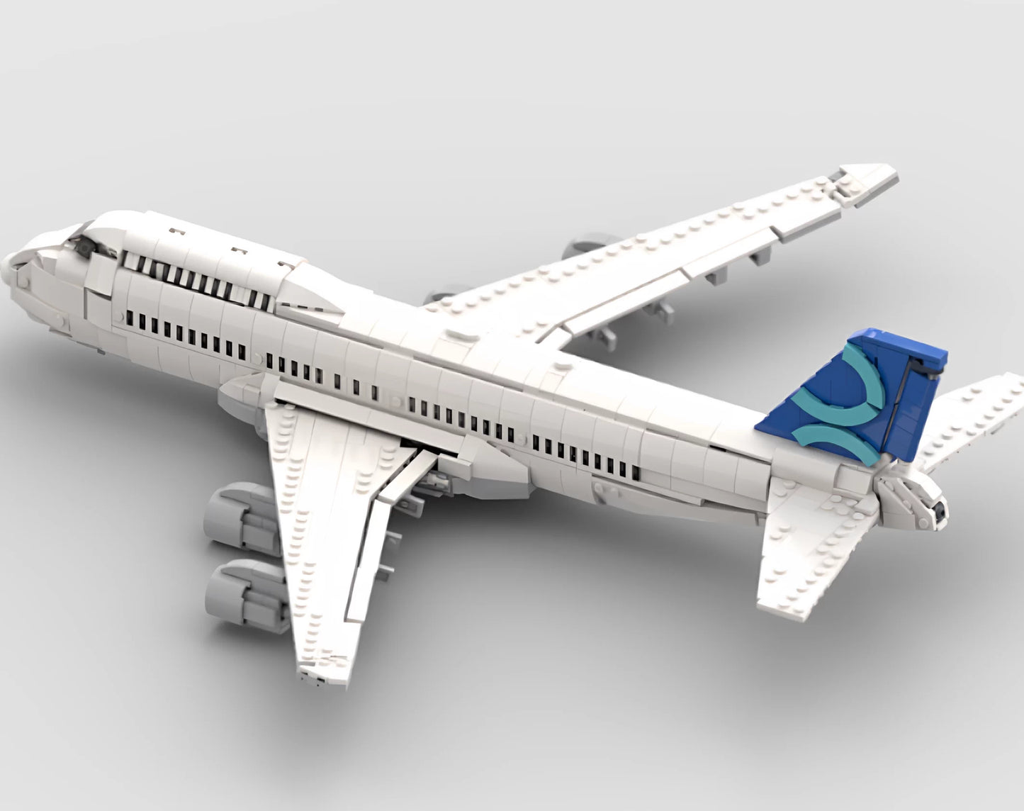 MOC-160693 Aircraft Passenger Aircraft Boeing 747 Assembled Building Blocks Educational Toy Model Gift