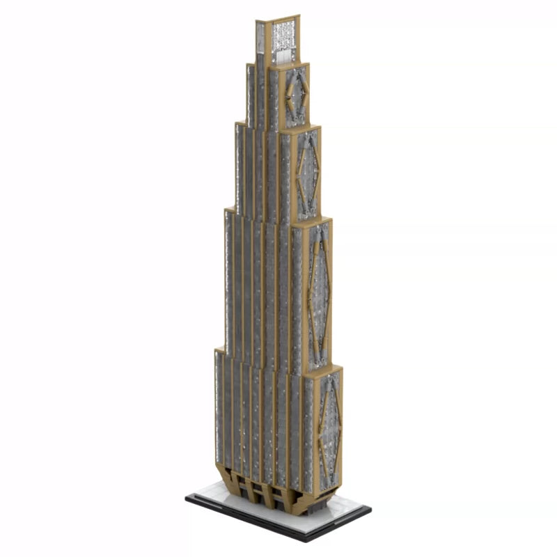MOC-163239 No. 270 J.P. Morgan Tower Park 1:800 scale building block model