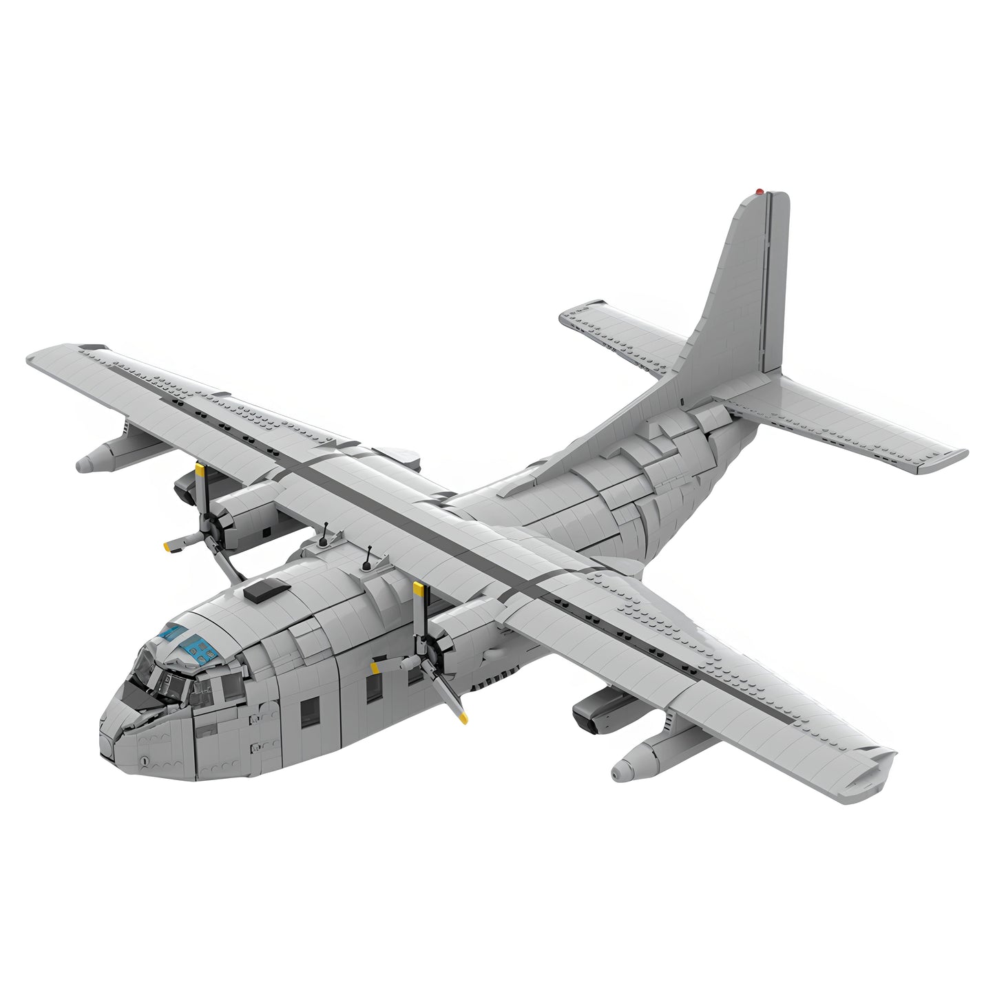 MOC-164364 Military aircraft C-123K 1:35 scale building block toy model ornaments