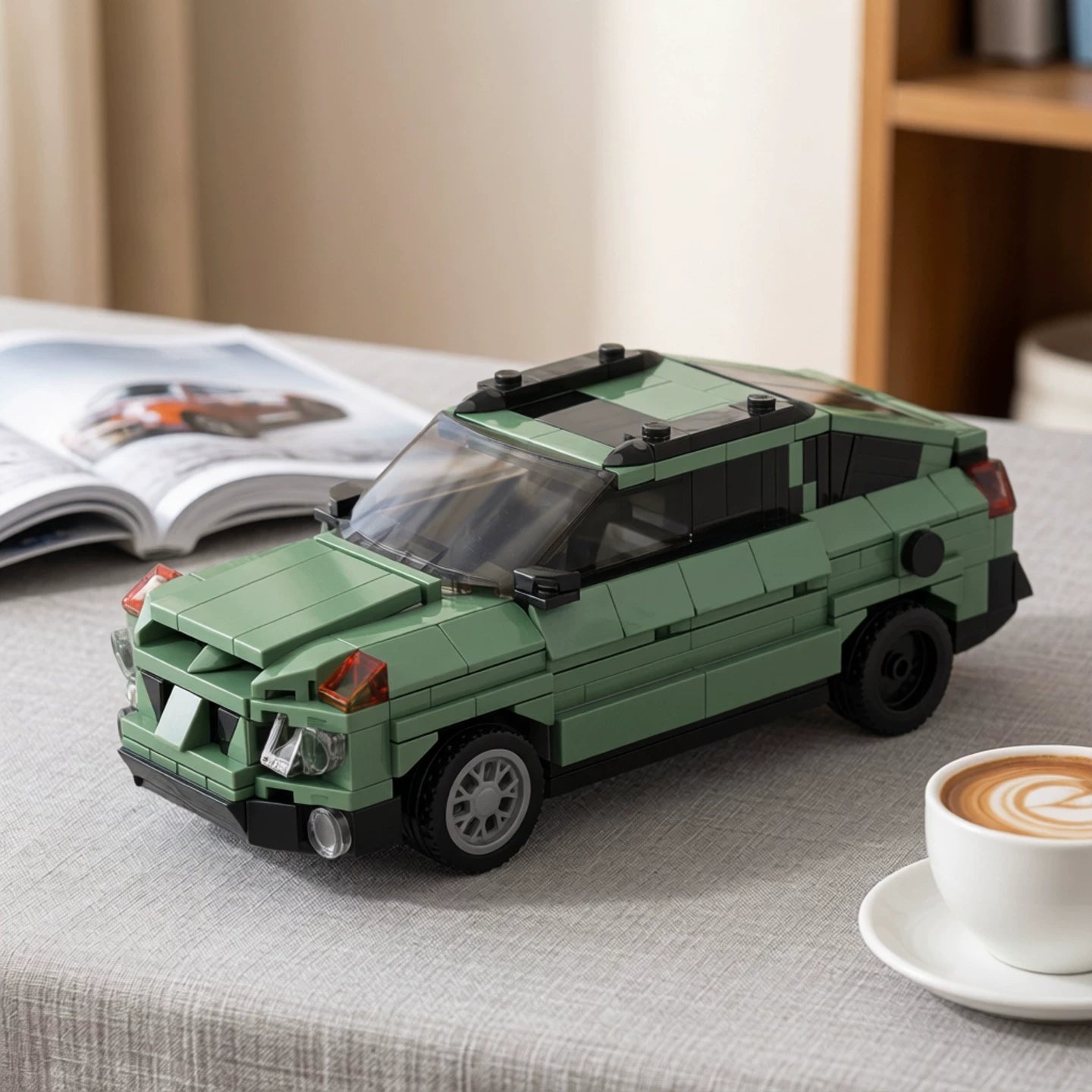 MOC-166092 Pontiac Aztek car building blocks educational toy model gift