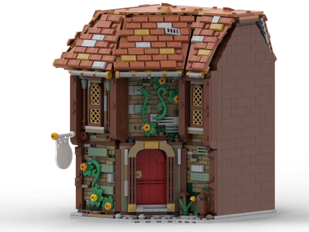 MOC-166170 Wizard House Building Blocks Educational Toy Model Gift Ornament