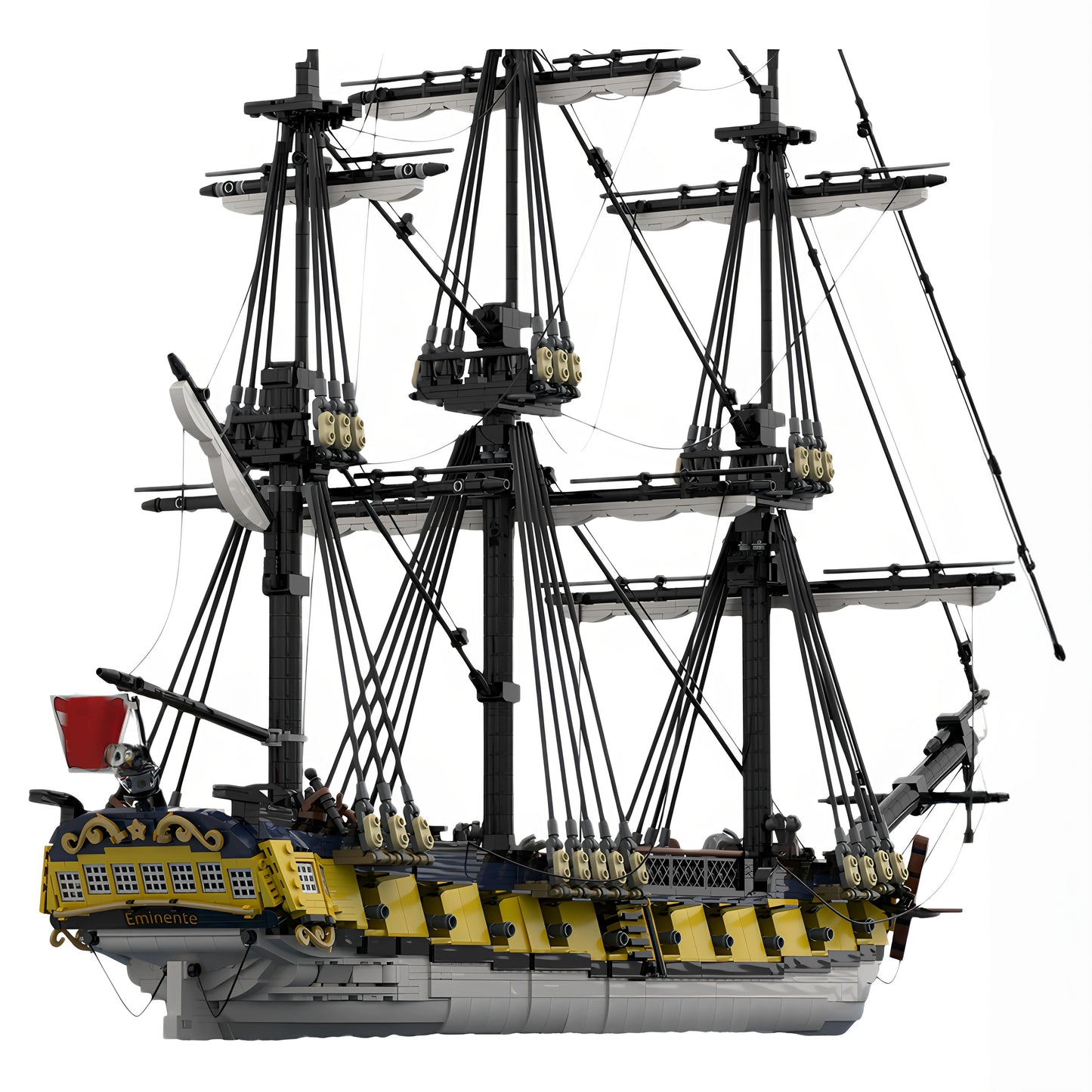 MOC-167149 escort cruise aircraft carrier building block educational toy model ornaments