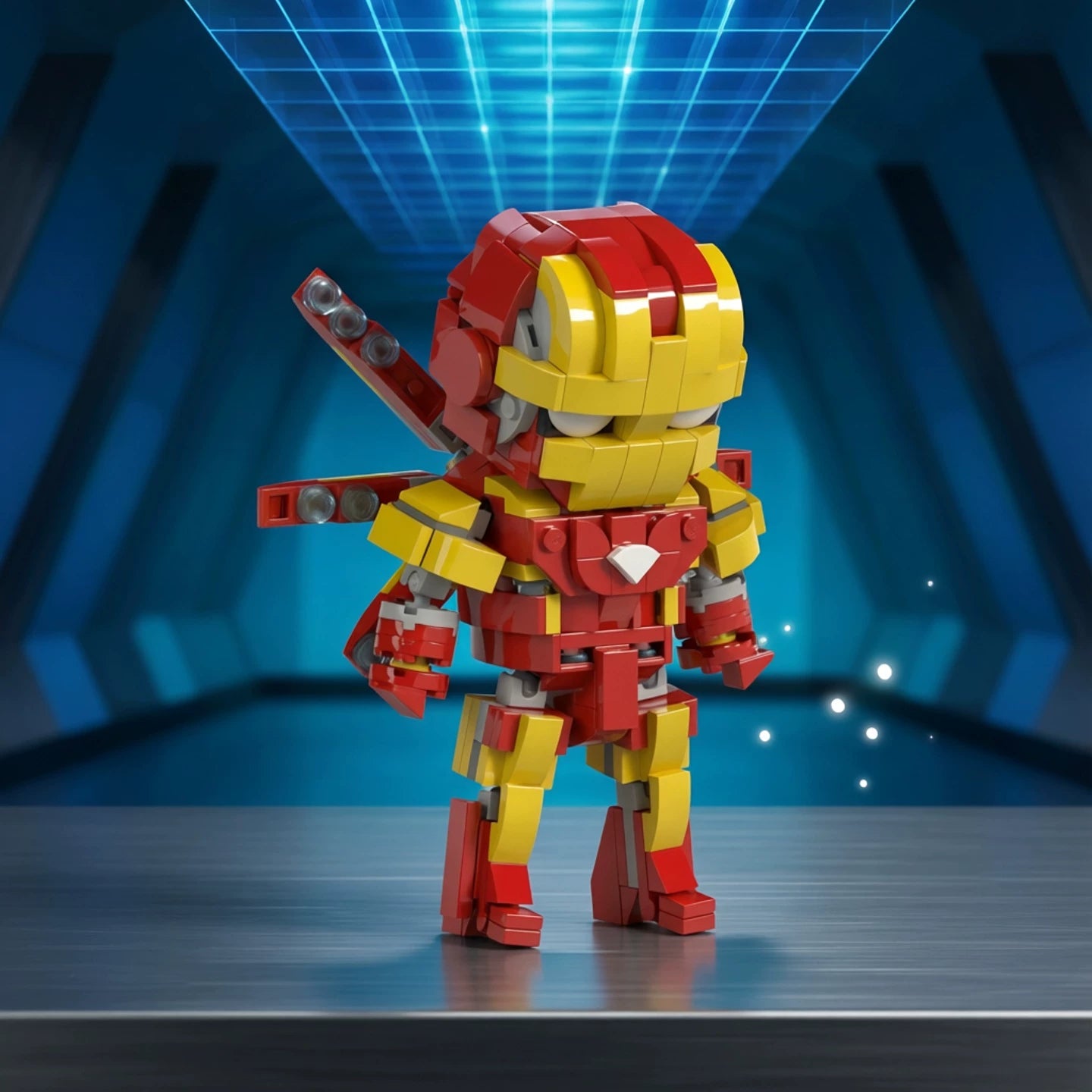 MOC-167236 SD Iron Man MARK85 building block educational toy model gift ornament