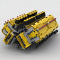 MOC-169906 building block V16 engine puzzle double pushrod valve toy model DIY