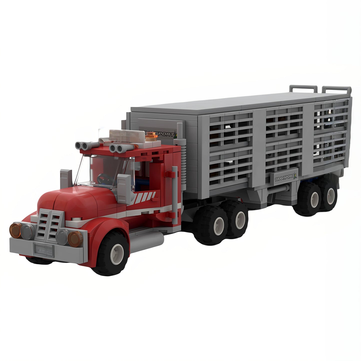 MOC-171485 transport truck building block educational toy model gift ornament